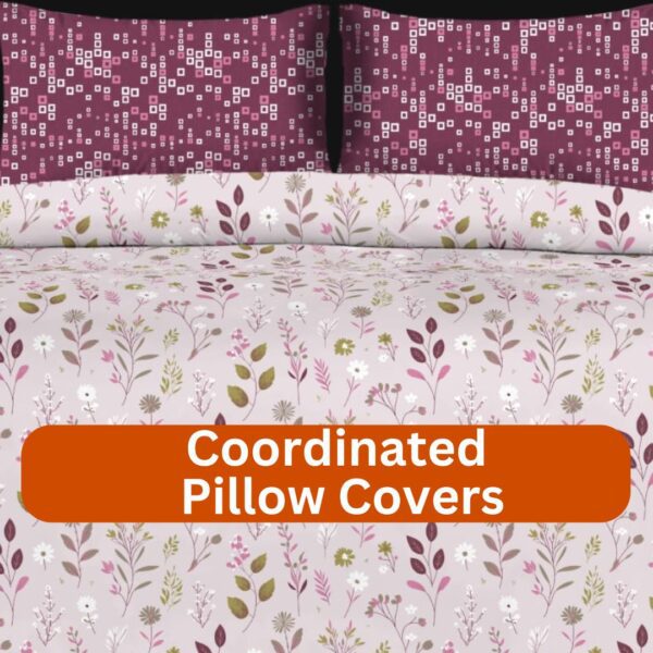 Coordinated Pillow Covers (6) Blossom Wine Gush
